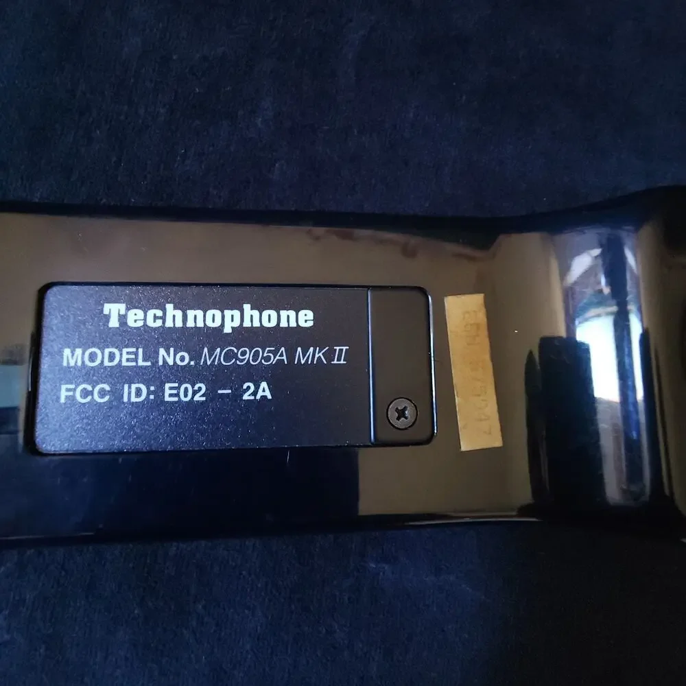 Vintage Technophone MC905A MK II Mobile Telephone Car Phone w/ Carry Case